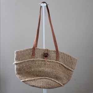 Straw Market Tote Bag